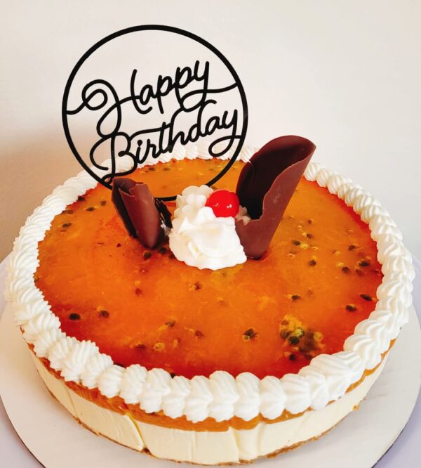 PASSION FRUIT CHEESECAKE
