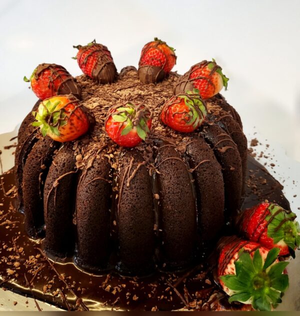 CHOCOLATE VOLCANO CAKE