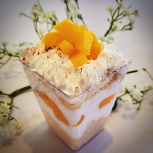 3 Leches Peach Cups