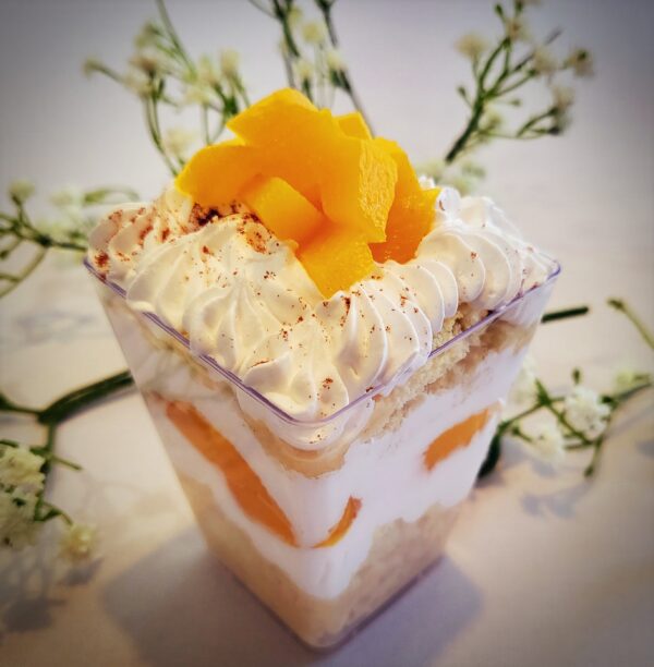 3 Leches Peach Cups