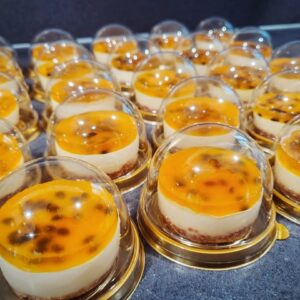 Mini Passion Fruit Cheesecake