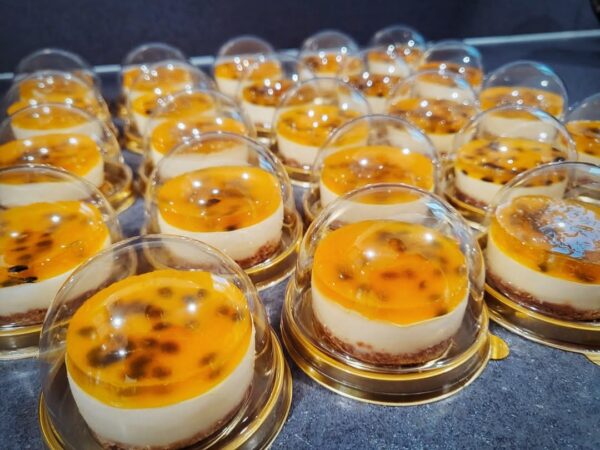 Mini Passion Fruit Cheesecake